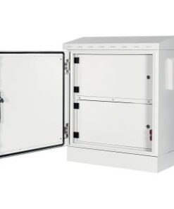 ALL in ONE Mobese Security Systems 650*400-450-600*745-845 - RAL 7035 Light Grey Panel